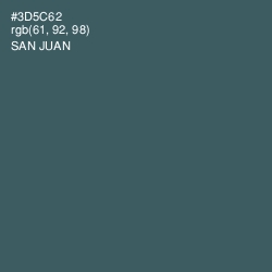 #3D5C62 - San Juan Color Image